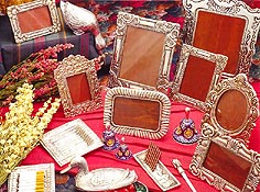 Handmade pewter frames